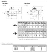 VXI46.15/2  PN16 3Y DİŞLİ FAN COIL VANASI